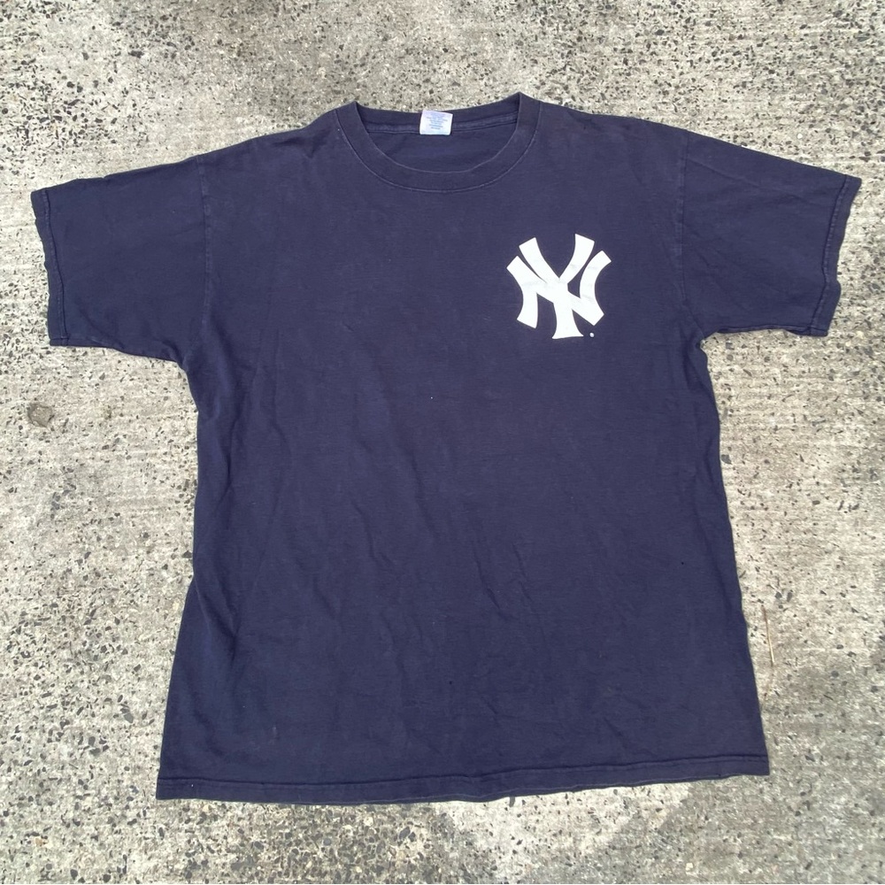 Y2k New York Yankees damon tee